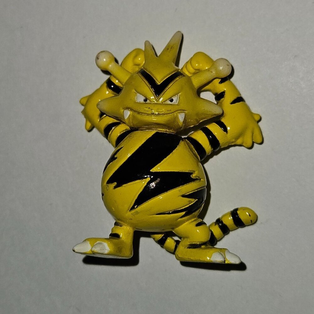 Electabuzz Pokemon Figure Small 2" Yellow Black Toy